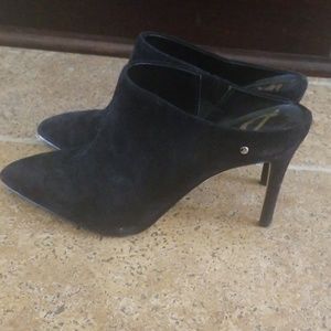 Sam Edelman Black Suede Mules Size 5.5